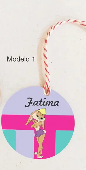 Tag Redonda (com Cordão)-lola