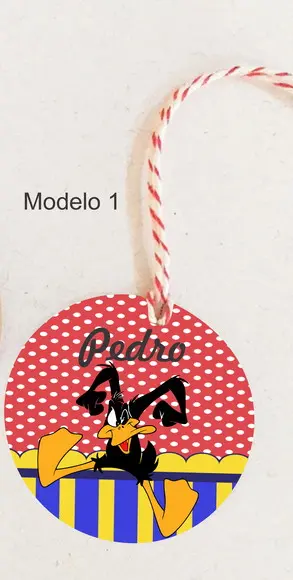 Tag Redonda (com Cordão)-patolino