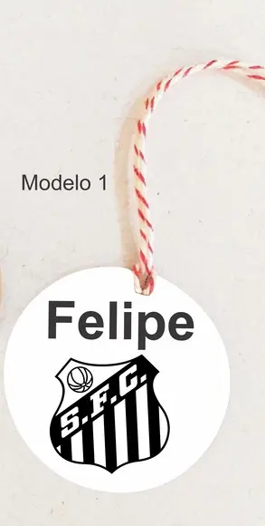 Tag Redonda (com Cordão)-peixe