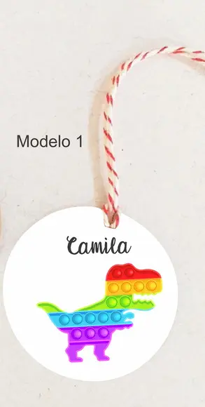 Tag Redonda (com Cordão)-pop Fidget