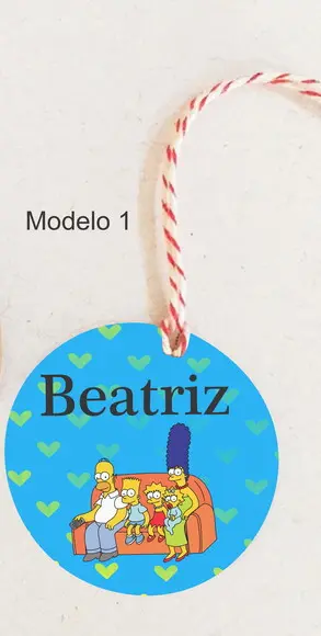 Tag Redonda (com Cordão)-simpson