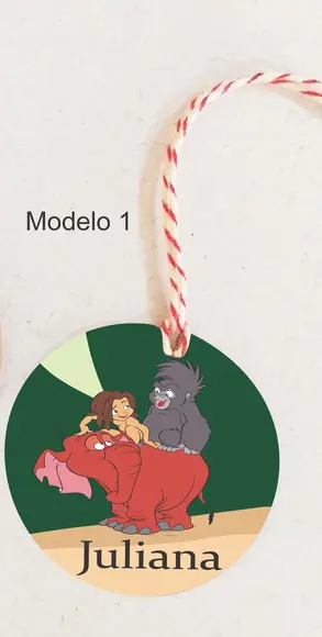 Tag Redonda (com Cordão)-tarzan
