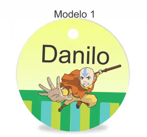Tag Redonda (sem Cordão)-avatar Aang