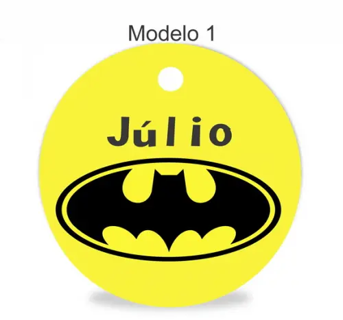 Tag Redonda (sem Cordão)-batman