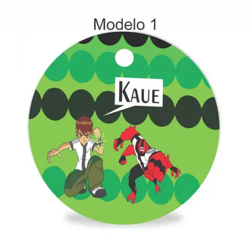 Tag Redonda (sem Cordão)-ben 10