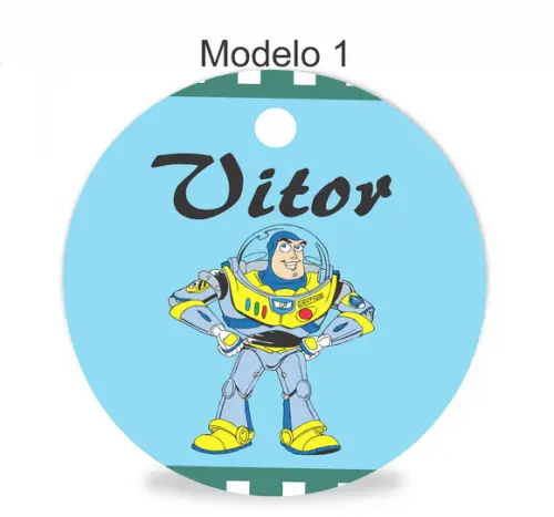 Tag Redonda (sem Cordão)-buzz Lightyear
