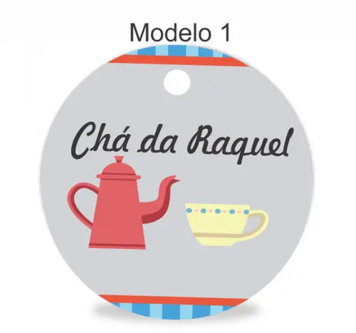 Tag Redonda (sem Cordão)-chá de Cozinha/panela