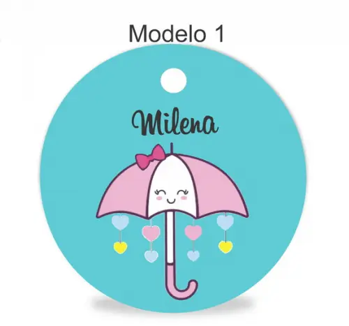 Tag Redonda (sem Cordão)-chuva de Amor