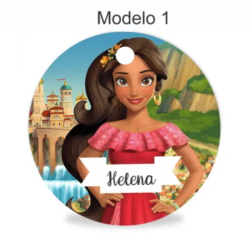 Tag Redonda (sem Cordão)-elena de Avalor