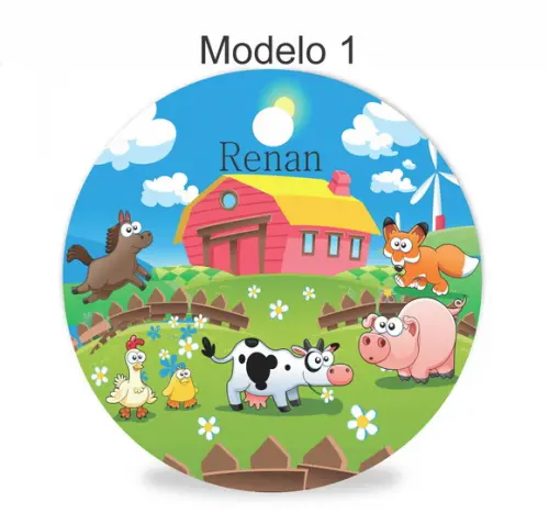 Tag Redonda (sem Cordão)-fazendinha