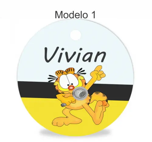 Tag Redonda (sem Cordão)-garfield