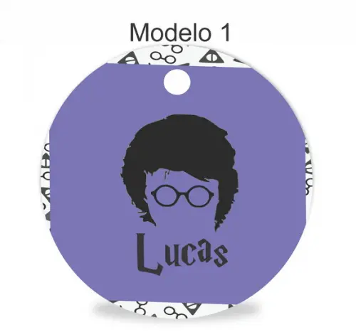 Tag Redonda (sem Cordão)-harry Potter
