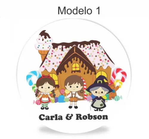 Tag Redonda (sem Cordão)-joão e Maria