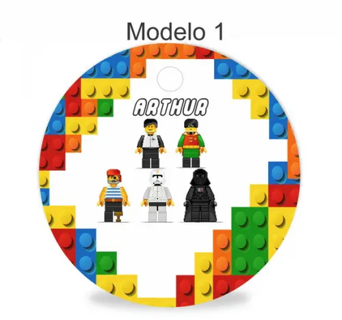 Tag Redonda (sem Cordão)-lego