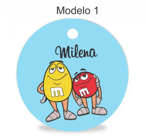 Tag Redonda (sem Cordão)-m&m