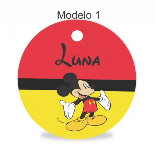 Tag Redonda (sem Cordão)-mickey