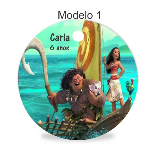 Tag Redonda (sem Cordão)-moana e Mauí