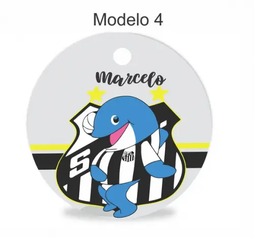 Tag Redonda (sem Cordão)-peixe