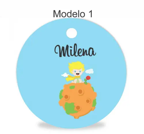 Tag Redonda (sem Cordão)-pequeno Príncipe