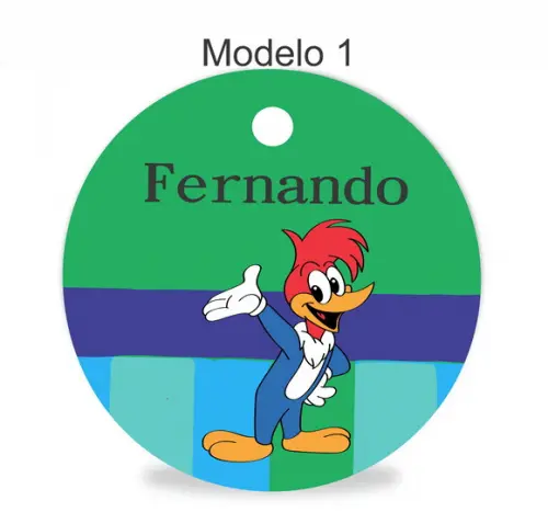 Tag Redonda (sem Cordão)-pica Pau