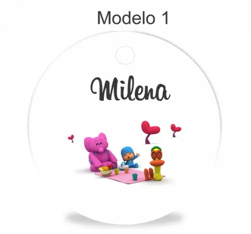 Tag Redonda (sem Cordão)-pocoyo