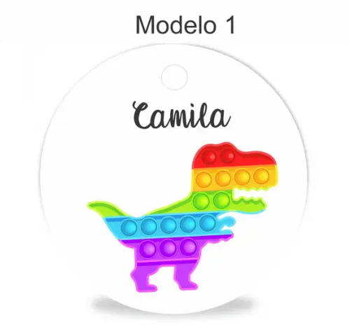 Tag Redonda (sem Cordão)-pop Fidget