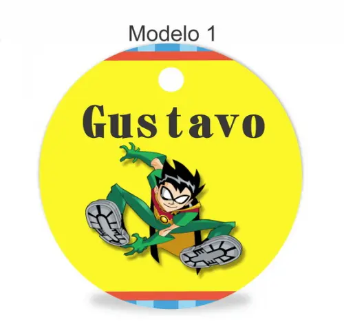 Tag Redonda (sem Cordão)-robin