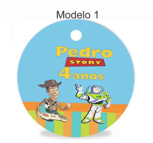 Tag Redonda (sem Cordão)-toy Story