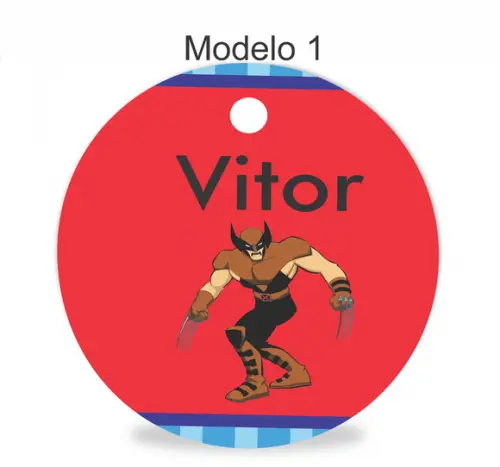Tag Redonda (sem Cordão)-x Mens