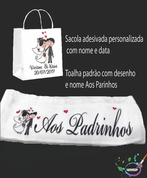 Toalha com sacolinha