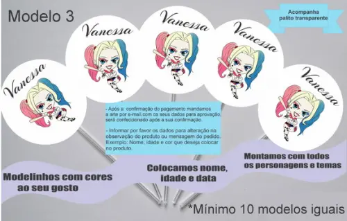 Topper -arlequina