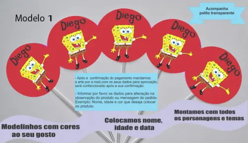 Topper -bob Esponja