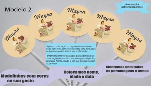 Topper -boneca