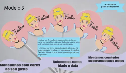 Topper -cinderela