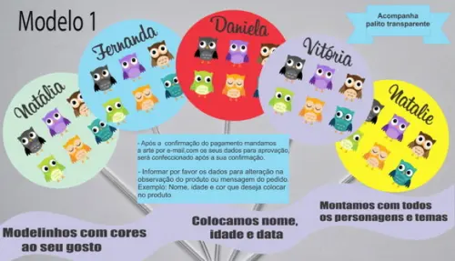 Topper -corujas