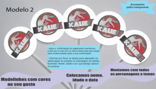Topper -dinossauro