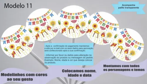 Topper -festa Junina