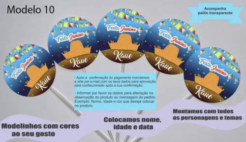 Topper -festa Junina