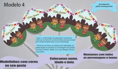 Topper -festa Junina