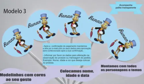 Topper -grilo Falante