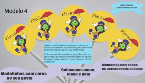 Topper -grilo Falante