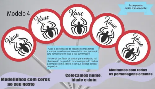 Topper -homem Aranha