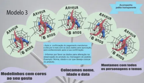 Topper -homem Aranha