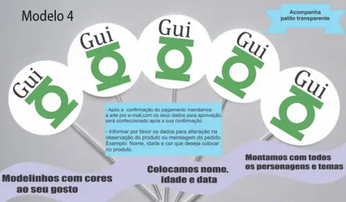 Topper -lanterna Verde