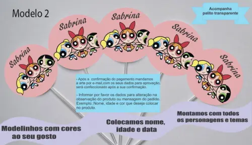 Topper -meninas Super Poderosas