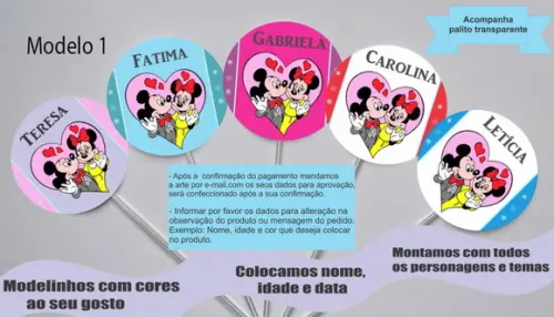 Topper -mickey e Minnie