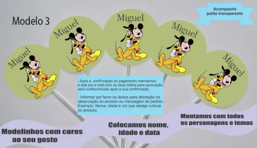 Topper -mickey e Minnie
