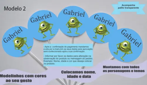 Topper -mike Wazowski