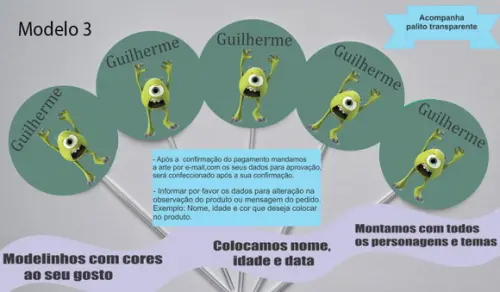 Topper -mike Wazowski