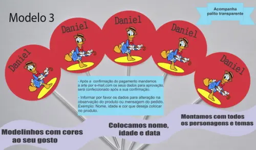 Topper -pato Donald